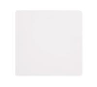 Click Definity Complete SFMW060 1 Gang Blank Plate - Metal White Cover Plate