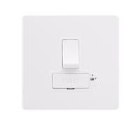 Click Definity Complete SFPW851PW 13A Lockable Switched Fused Connection Unit - Polar White Cover Plate - Polar White Insert