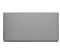 Click Definity SCP061CH 2 Gang Blank Plate Cover Plate - Polished Chrome