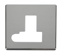 Click Definity SCP151CH 13A Fuse Switched Connection Unit with Flex Outlet Cover Plate - Polished Chrome