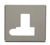 Click Definity SCP151SS 13A Fuse Switched Connection Unit with Flex Outlet Cover Plate - Stainless Steel