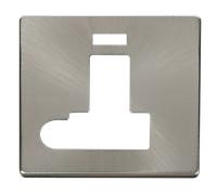Click Definity SCP152BS 13A Fuse Switched Conn. Unit with Flex Outlet & Neon Cover Plate - Br. Stainless