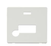 Click Definity SCP153MW 13A Fuse Connection Unit with Flex Outlet & Neon Cover Plate - Metal White