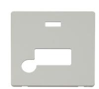 Click Definity SCP153PW 13A Fuse Connection Unit with Flex Outlet & Neon Cover Plate - Polar White