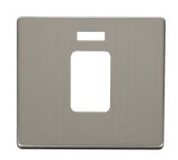 Click Definity SCP201SS 45A 1 Gang Plate Switch with Neon Cover Plate - Stainless Steel