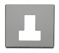 Click Definity SCP251CH 13A Fuse Switched Connection Unit Cover Plate - Polished Chrome
