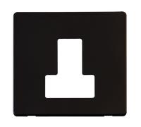 Click Definity SCP251MB 13A Fuse Switched Connection Unit Cover Plate - Metal Black