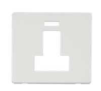 Click Definity SCP252MW 13A Fuse Switched Connection Unit with Neon Cover Plate - Metal White