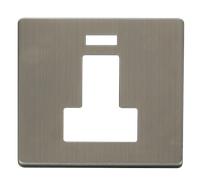 Click Definity SCP252SS 13A Fuse Switched Connection Unit with Neon Cover Plate - Stainless Steel