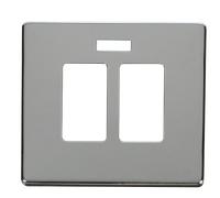Click Definity SCP324CH 20A Sink & Bath Switch with Neon Cover Plate - Polished Chrome
