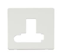 Click Definity SCP351MW 13A Fuse Switched Conn. Unit with Flex Outlet (Lockable) Cover Plate - Metal White