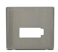 Click Definity SCP450SS 13A Fuse Connection Unit (Lockable) Cover Plate - Stainless Steel