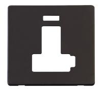 Click Definity SCP452BK 13A Fuse Switched Conn. Unit with Neon (Lockable) Cover Plate - Black