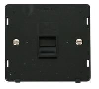 Click Definity SIN120BK Single Telephone Socket - Master Insert - Black
