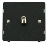 Click Definity SIN156BK Single Satellite Socket Insert - Black