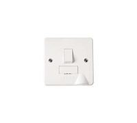 Click Scolmore Mode 13A 1 Gang Moulded DP Fused Spur Polar White - CMA051