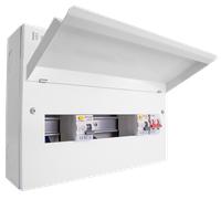Click Elucian CUEB16MSRCD10 16 Way Metal Split Load Consumer Unit + 100A Main Switch + 2x 80A 30mA Type A RCD