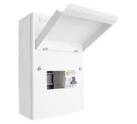 Click Elucian GUEB563RCD3 5 Way Mini Metal Garage Unit with 63A 30mA Type A RCD