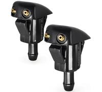 Click&Fit 2 Pcs Front Windscreen Washer Nozzles Compatible with Lexus RX300 RX350 RX400h 1999-2009, Toyota Corolla Camry RAV4 Prius Supra 1997-2010 - Spray Jet Sprayer Set 85381-AA010