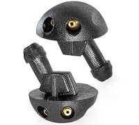 Click&Fit Adjustable Windscreen Washer Nozzles Compatible with Dacia Duster Sandero Logan Dokker 2004-2020, Renault Megane Scenic 1995-2003 - Screen wash Wiper Spray Jets 7700846456, 2-Pack