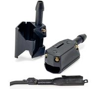 Click&Fit Truck Van Universal Windscreen Washer nozzles Compatible with Ford Transit Mercedes Sprinter VW Crafter Fiat Ducato Volvo DAF Scania Iveco - for 10-12mm (0.4-0,47") Wiper Arm, 4-Way Large