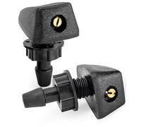 Click&Fit Universal Windshield Washer nozzles 2-Pack, Adjustable Wiper Water Sprayers, Fits Most Cars & Trucks - Windshield Washer Vehicle Accessories