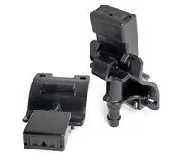 Click&Fit Windscreen Washer Jets Compatible with Toyota Corolla Auris Avensis RAV4 Prius C-HR Camry Highlander - Wiper Water Spray nozzles Replaces 85381-12300, Fan, 2 pcs