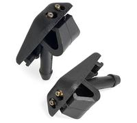 Click&Fit Windscreen Washer Nozzles 2-pcs Compatible with Audi 100 1982-1994, VW Sharan 1995-2010 - Adjustable Wiper Jet sprayers replases 7M0955987, 8D0955987