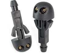 Click&Fit Windscreen Washer Nozzles Compatible with Toyota Aygo 2005-2014, Citroen C1 Jumper, Peugeot 107 Boxer, Fiat Ducato 1994-2002 - Screen wash Wiper Spray Jets Replaces 6405.W3, 2-Pack