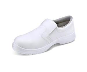 Click Footwear Micro-Fibre Slip On Shoe S2 White 05 - CF83205