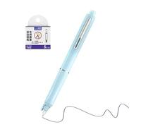 Click Fountain Pen - Retractable Fountain Pen, 0.3mm, Fine Point Cartridge Compatible for Writing, Illustration, Sketching, Diary