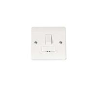 Click Fused Connection Unit 13 Amp White PVC Switched
