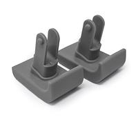 'Click & Go' Ski Glides for Stander EZ Fold-N-Go Travel Walker (Gray)