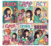 Click Graphic Novel Collection by Kayla Miller: Click, Camp, Act & More - Six Vibrant Stories of Friendship, Drama & Self-Discovery in the Middle School Series (6-Book Set)