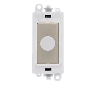 Click GridPro GM2017PWPN 20A Flex Outlet Module - Pearl Nickel (Polar White)