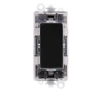 Click GridPro GM2028BTBK 20AX Intermediate Switch 'Blue' Locator Module - Black