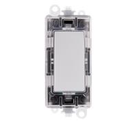 Click GridPro GM2028BTPW 20AX Intermediate Switch 'Blue' Locator Module - Polar White