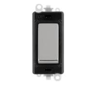 Click GridPro GM2070BKCH 20AX 3 Position Switch Module - Polished Chrome (Black)