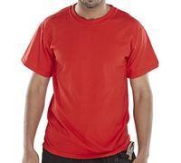 CLICK HEAVY WEIGHT TEE SHIRT RED M