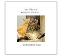 Click, Like & Share, 21st Birthday Card for Her, Age 21 Birthday Card for a Girl, Multi-Coloured