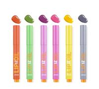 Click Lip Gloss Pen - Click Lipstick Non Sticky Moisturizing Lip Gloss,Jelly Lip Plumping Pen Long-Lasting High Glossy Lip Gloss Pen for Wife, Mother