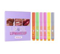 Click Lip Gloss Pen, Click Lipstick Non Sticky Solid Lip Gloss, Jelly Lip Plumping Pen Long-Lasting High Glossy Lip Gloss Pen for Wife, Mother