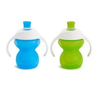 Click Lock Bite Proof Trainer Cup, Blue/Green, 7 Ounce, 2 Count