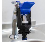 Click Lock Kitchen Tap Adaptor Universal Fit For Downward Facing Spouts Hozelock And Gardena