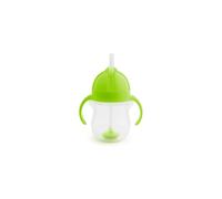 Click Lock Weighted Flexi-Straw Cup, Green 7 oz 207ml ***Waterproof Label's Included to Personalise Your Little One's Cup***