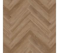 Click Lvt Flooring Spc 5.5mm Ash Brown Herringbone Wood Effect For Home & Commercial Use 1.9M² Per Pack