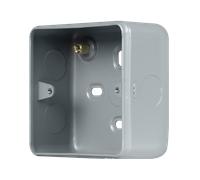 Click MCP083 Metal Clad Pro 1 Gang 40mm Deep Surface Mounting Box
