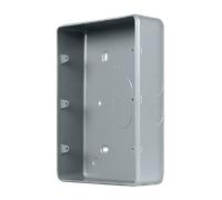 Click MCP090 Metal Clad Pro 2 Gang 50mm Deep 3 Tier Surface Mounting Box