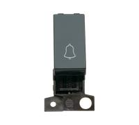 Click MiniGrid MD005BK 10AX 1 Way Bell Switch Module - Black