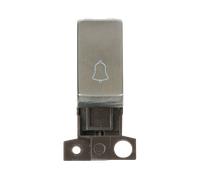 Click MiniGrid MD005SS 10AX 1 Way Bell Switch Module - Stainless Steel